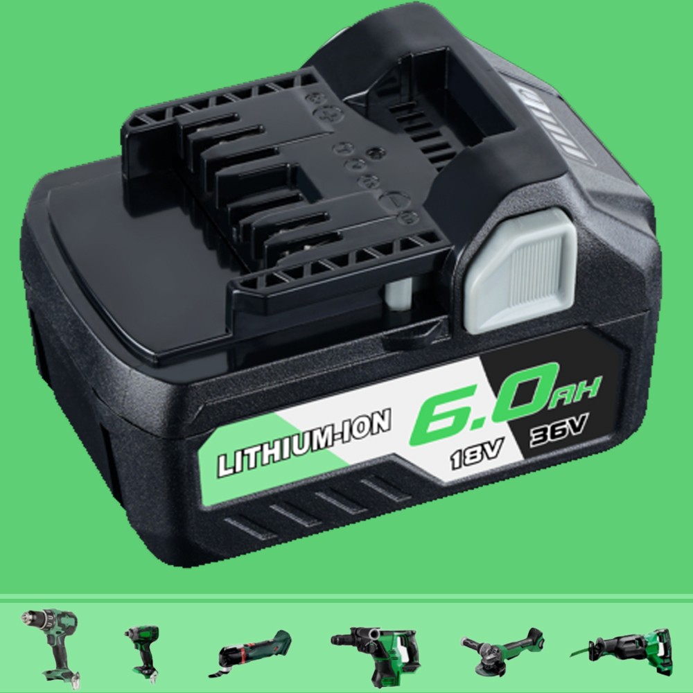 Battery For Metabo HPT 6.0Ah 36V/18V BSL36A18 Li-Ion Multi Volt 372121M BSL36B18