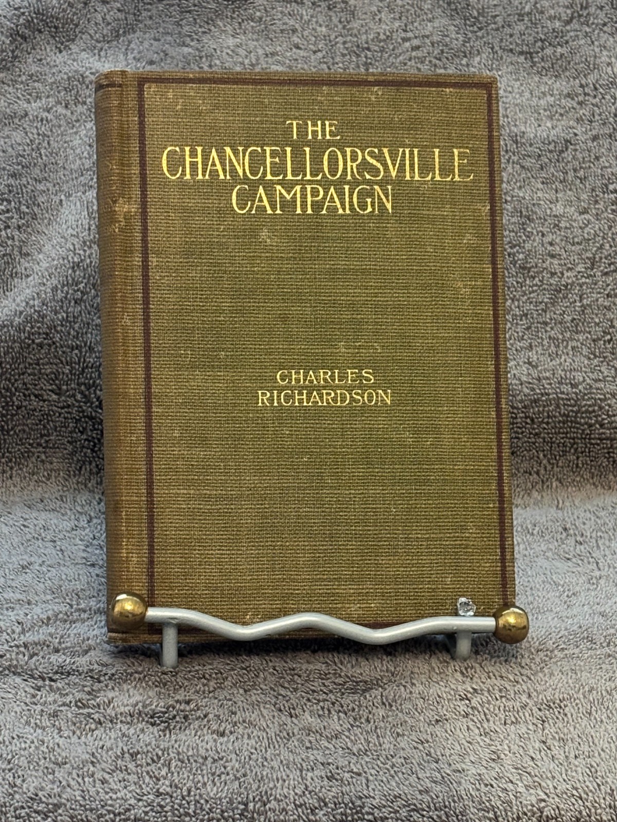 The Chancellorsville Campaign-1907 1st Edition w/Author Letter