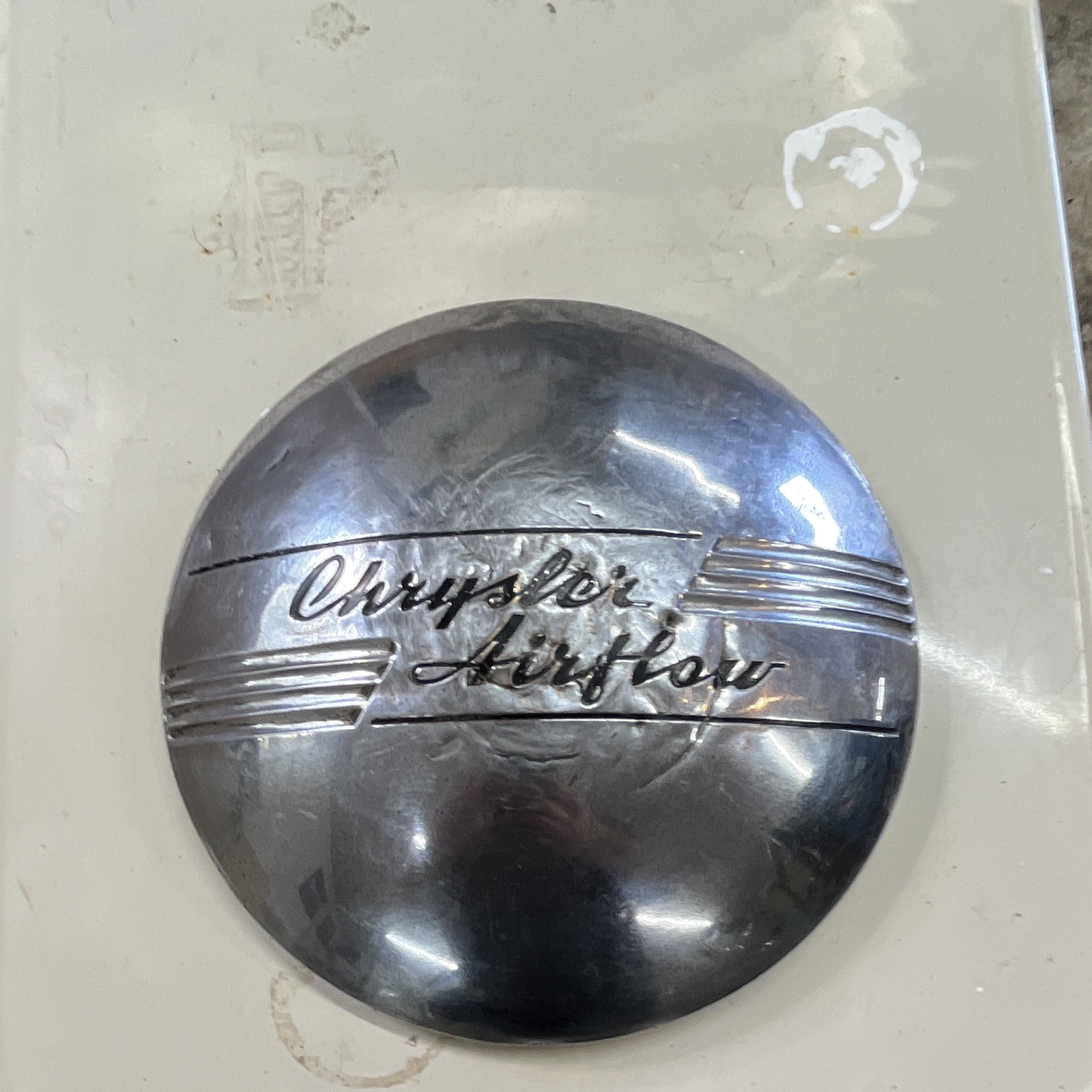 1930s Marx Pressed Steel Chrysler Airflow with Hubcaps Vintage 1930s Marx Pressed Steel Chrysler Airflow with Hubcaps Vintage