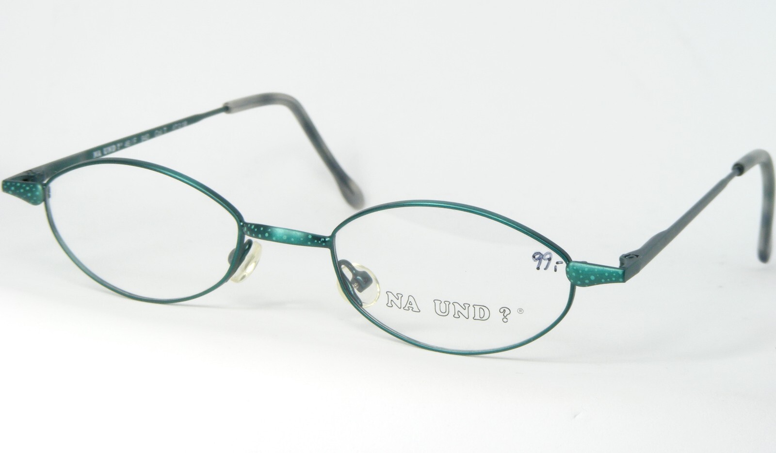 Vintage NA UND? Design MARION RAMM 46/F 940 T TEAL GREEN EYEGLASSES 47-18-140mm