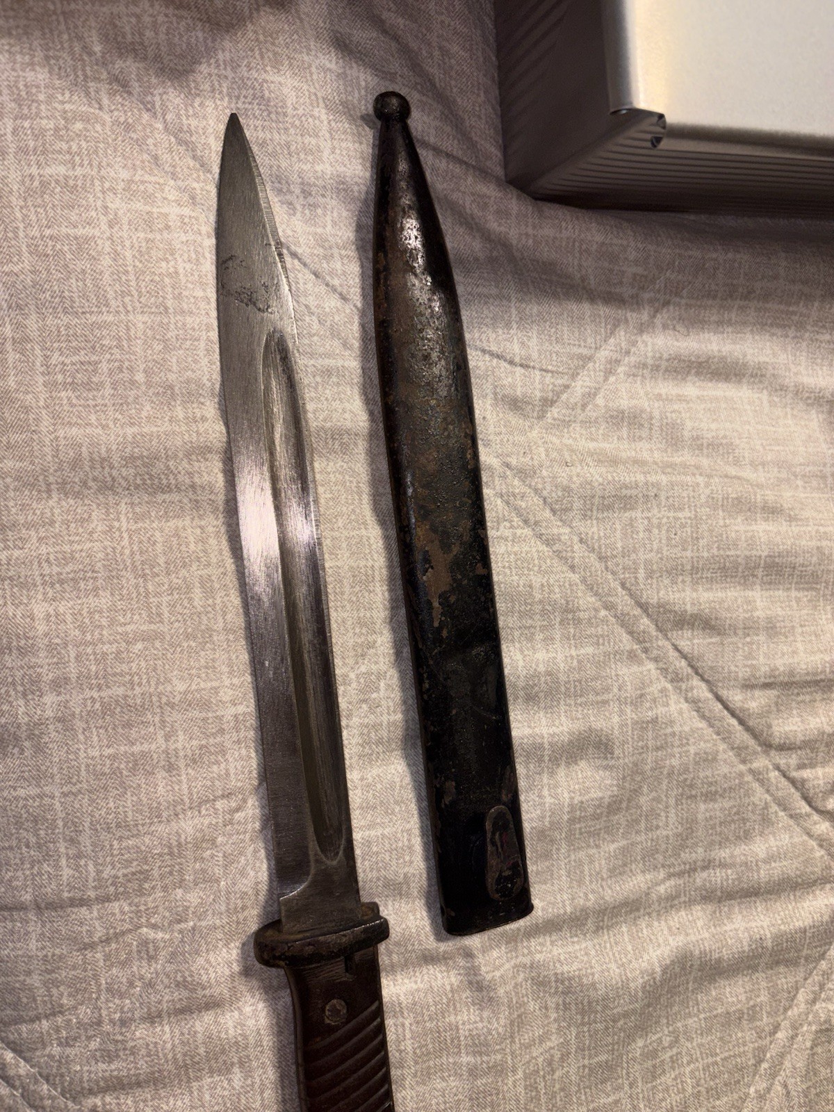 Vintage 1944Original WWII Bayonet Combat Knife Horster German K98 set