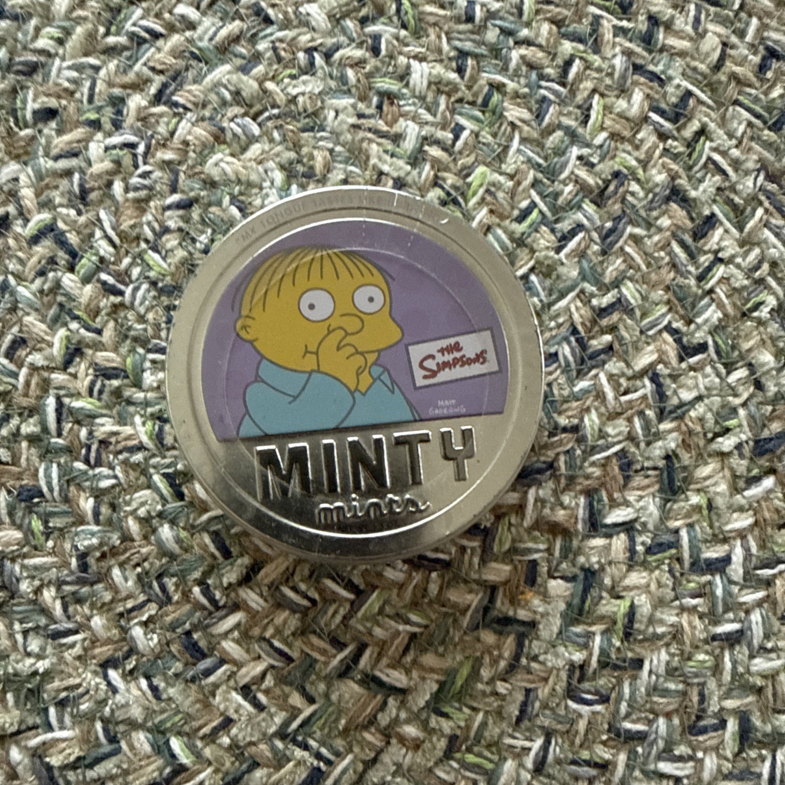 The Simpsons Minty Mints Collectible Tin Homer Simpson Fox 2003 VTG The Simpsons Minty Mints Collectible Tin Homer Simpson Fox 2003 VTG