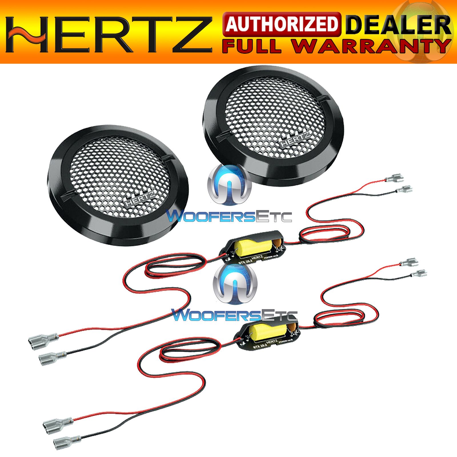 HERTZ PROTECTIVE COVER GRILLS & CROSSOVERS FOR ST25-NEO TWEETERS NEW