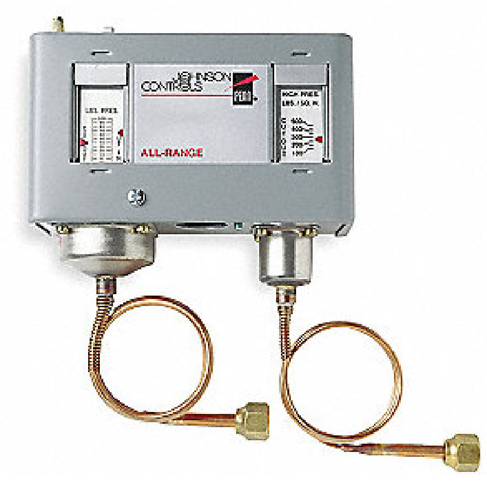 Johnson Controls P70MA-1 Dual Range Pressure Control, 500 PSIG Maximum, SPST