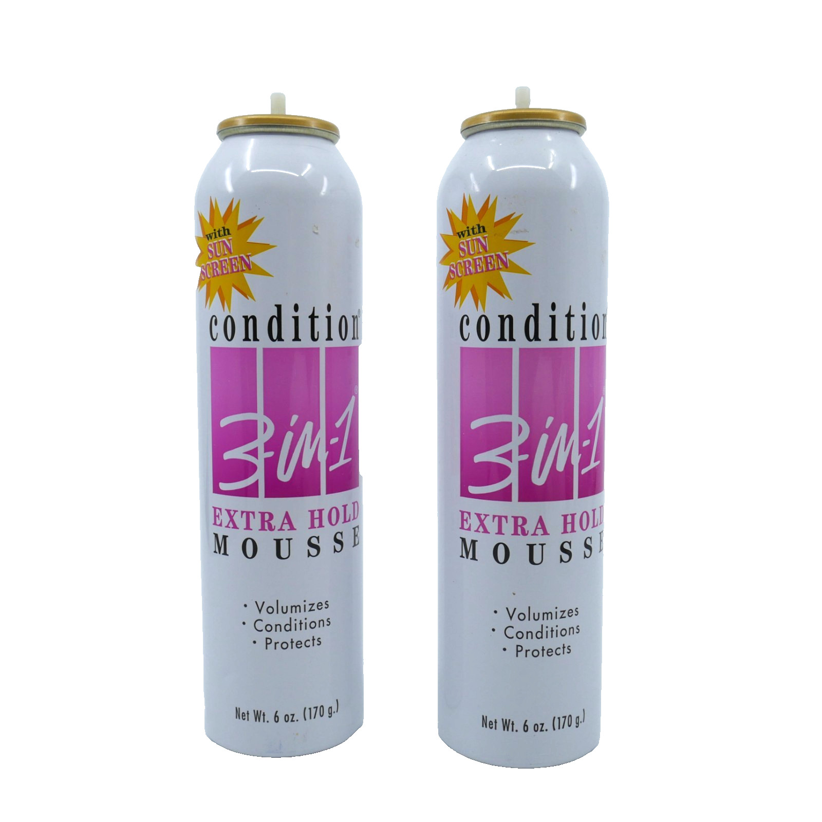 **READ** Condition 3-In-1 Extra Hold Mousse w/ Sunscreen BROKEN NOZZLE