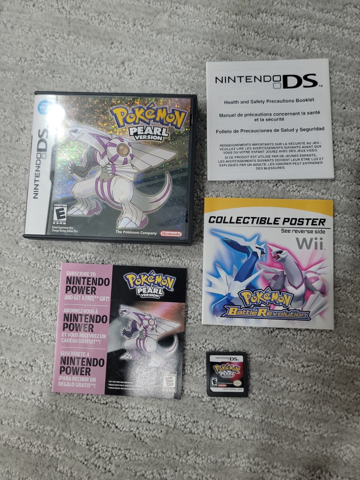 Nintendo DS Pokemon Pearl Version Near Complete No Manual Nintendo DS Pokemon Pearl Version Near Complete No Manual
