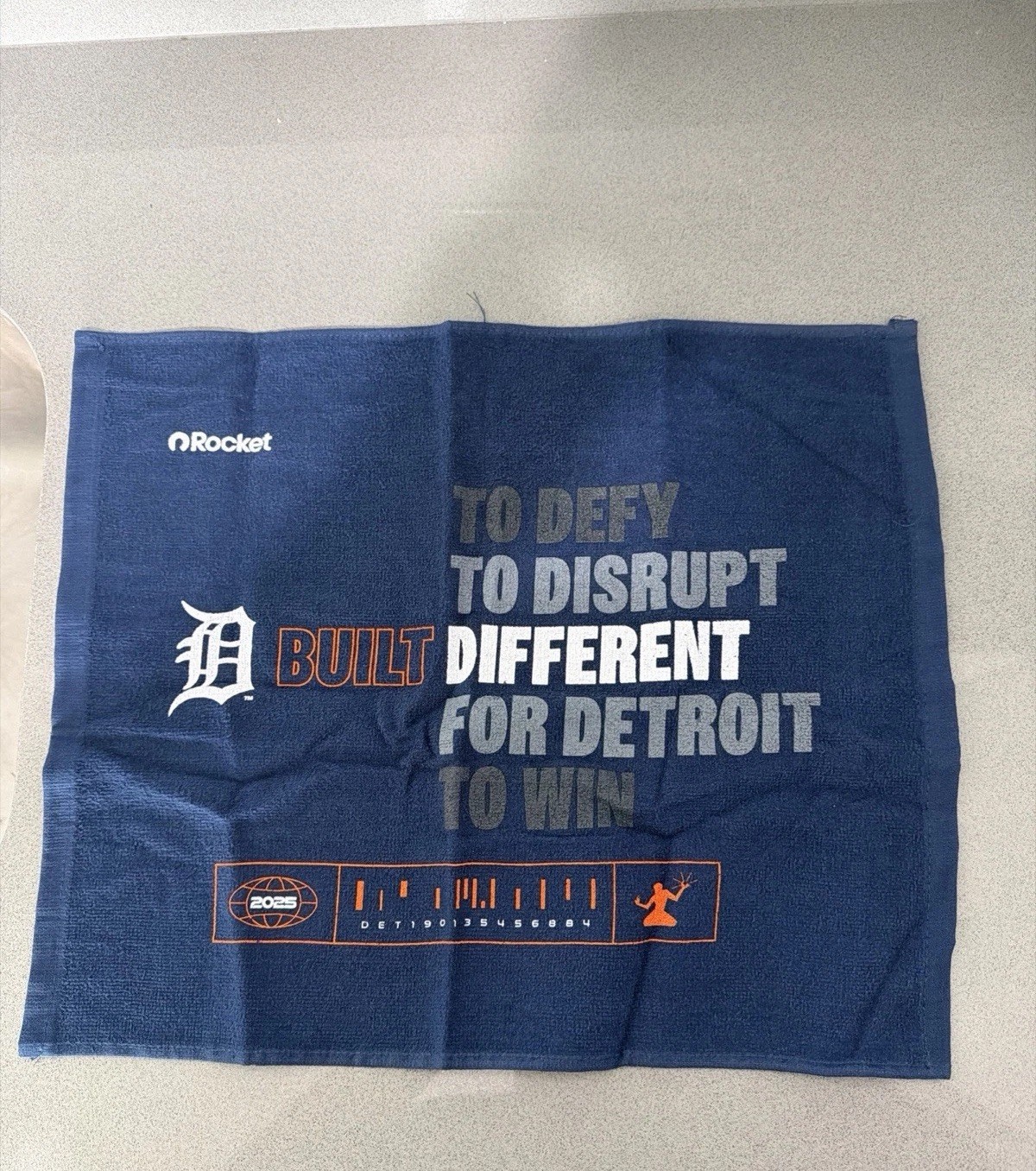 Detroit Tigers MLB Blue Rally Towel Built Different For Detroit Detroit Tigers MLB Blue Rally Towel Built Different For Detroit