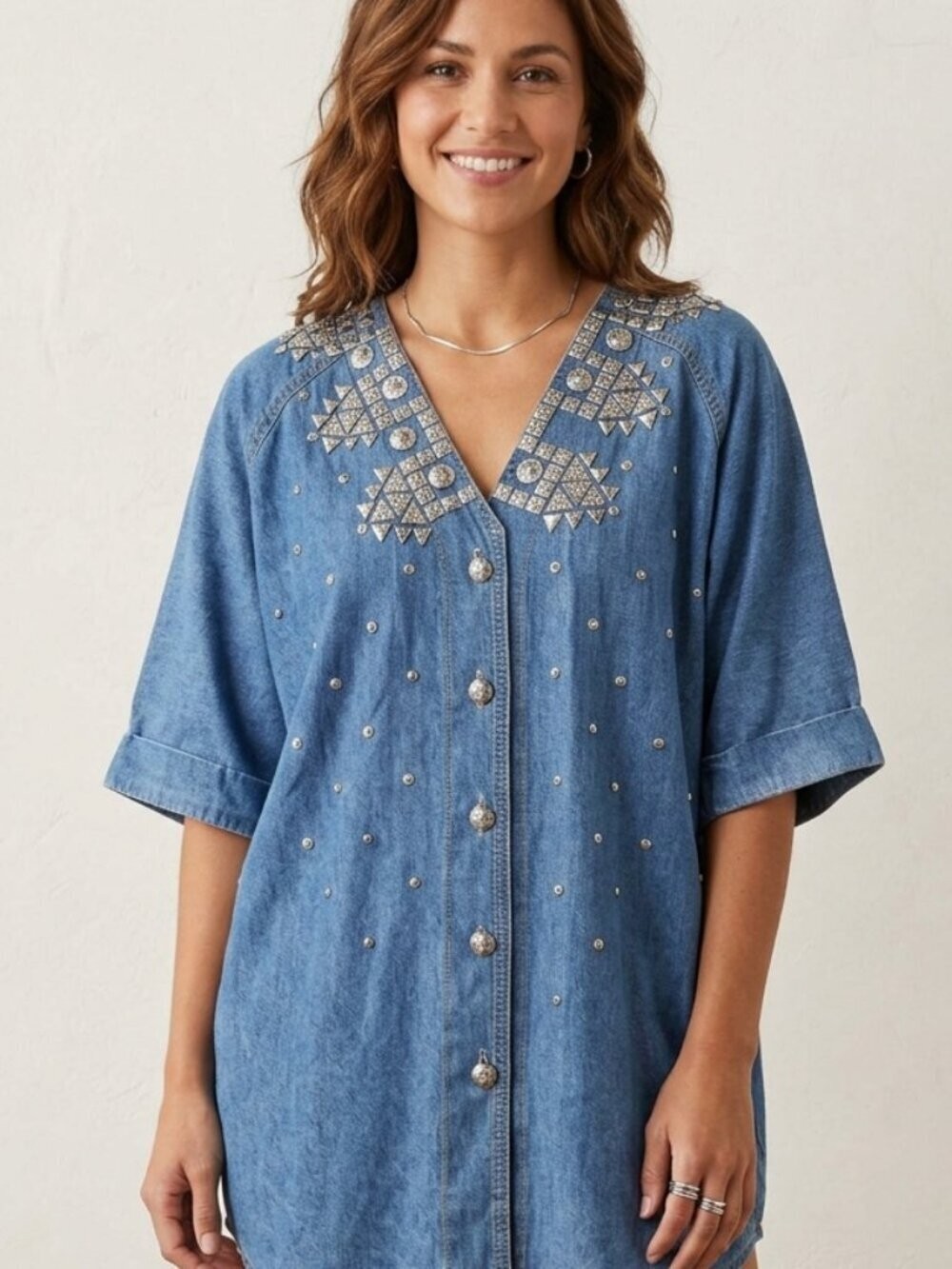 Vintage 80s Embellished Top