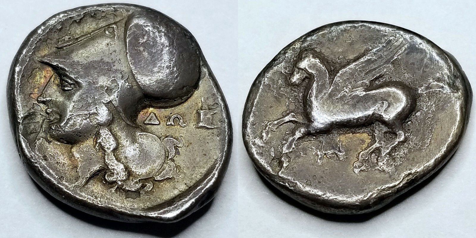 300-250BC Ancient Illyria & Central Greece Akarnania Anaktorion AR Stater 23mm 300-250BC Ancient Illyria & Central Greece Akarnania Anaktorion AR Stater 23mm