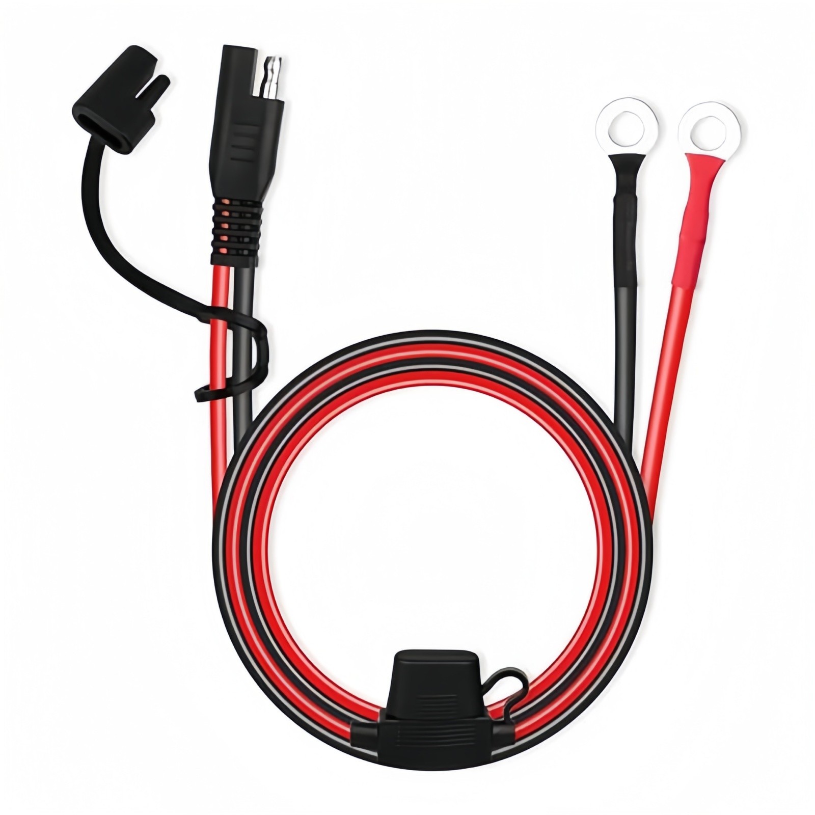 2PCS SAE Cable Battery Connector Ring Terminal Harness for Motorcycle Solar RV 2PCS SAE Cable Battery Connector Ring Terminal Harness for Motorcycle Solar RV