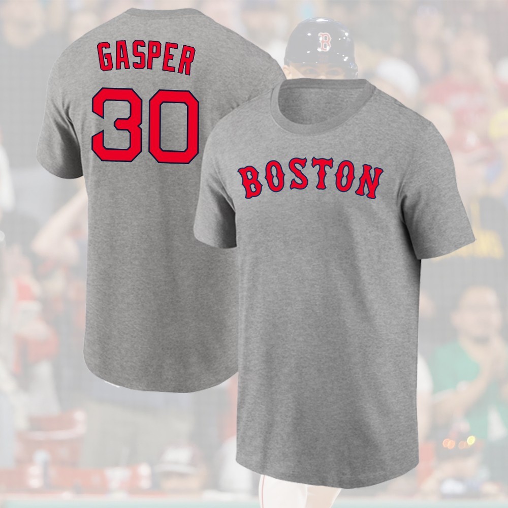 SALE 30% - Mickey Gasper #30 Boston Red Sox 2026 Name & Number Unisex Gift Fans