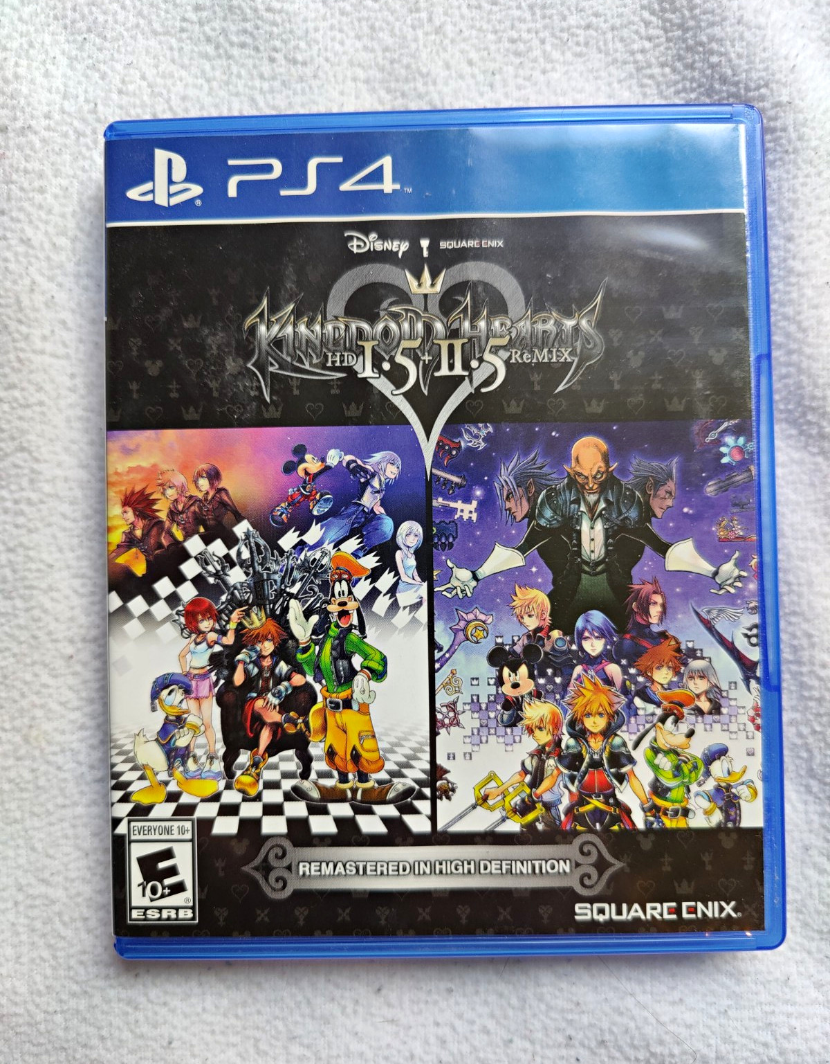 Square Enix Kingdom Hearts HD 1.5 + 2.5 Remix PS4 w/ Manual 2017 E10+ NTSC Square Enix Kingdom Hearts HD 1.5 + 2.5 Remix PS4 w/ Manual 2017 E10+ NTSC