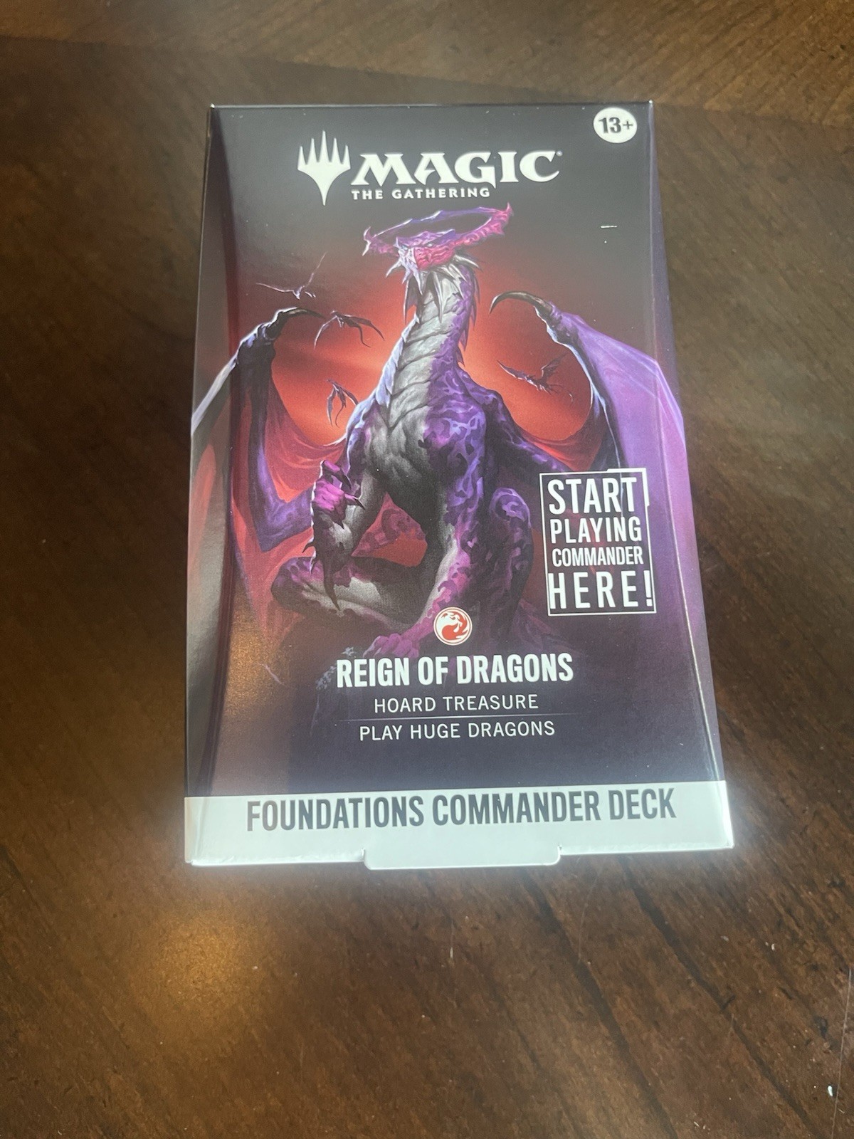 Magic The Gathering Foundations Commander Deck Reign of Dragons MTG Magic The Gathering Foundations Commander Deck Reign of Dragons MTG