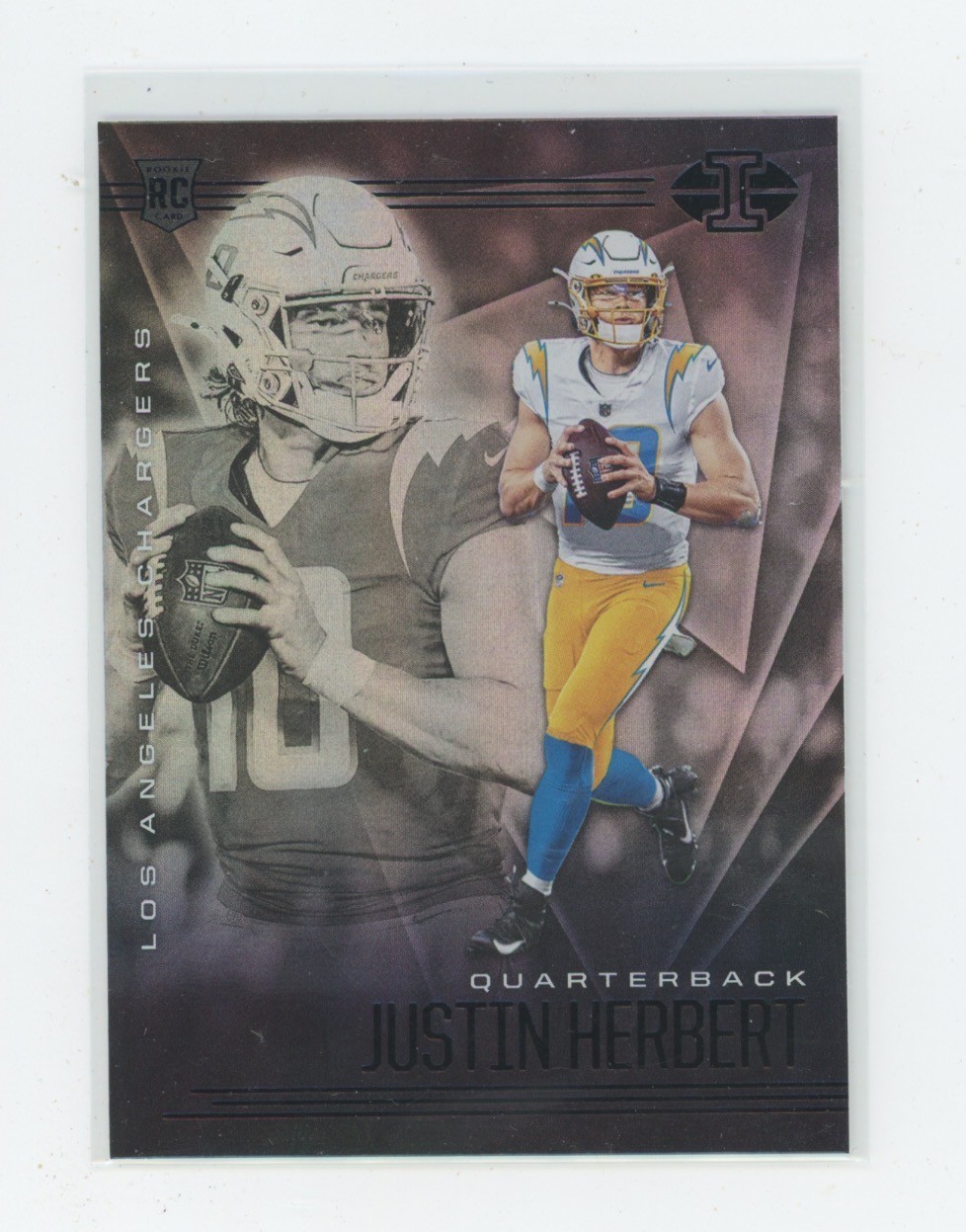 Justin Herbert 2020 Panini Illusions #7 Retail RC Rookie Los Angeles Chargers Justin Herbert 2020 Panini Illusions #7 Retail RC Rookie Los Angeles Chargers
