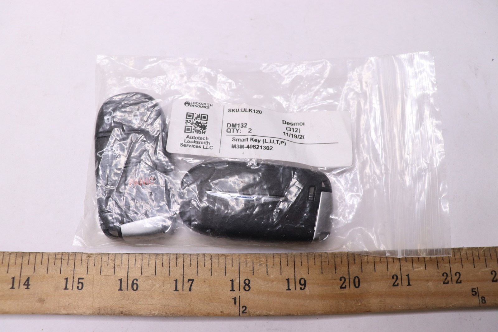 (2-Pk) Locksmith Resource 4-Button Key Fob ULK120