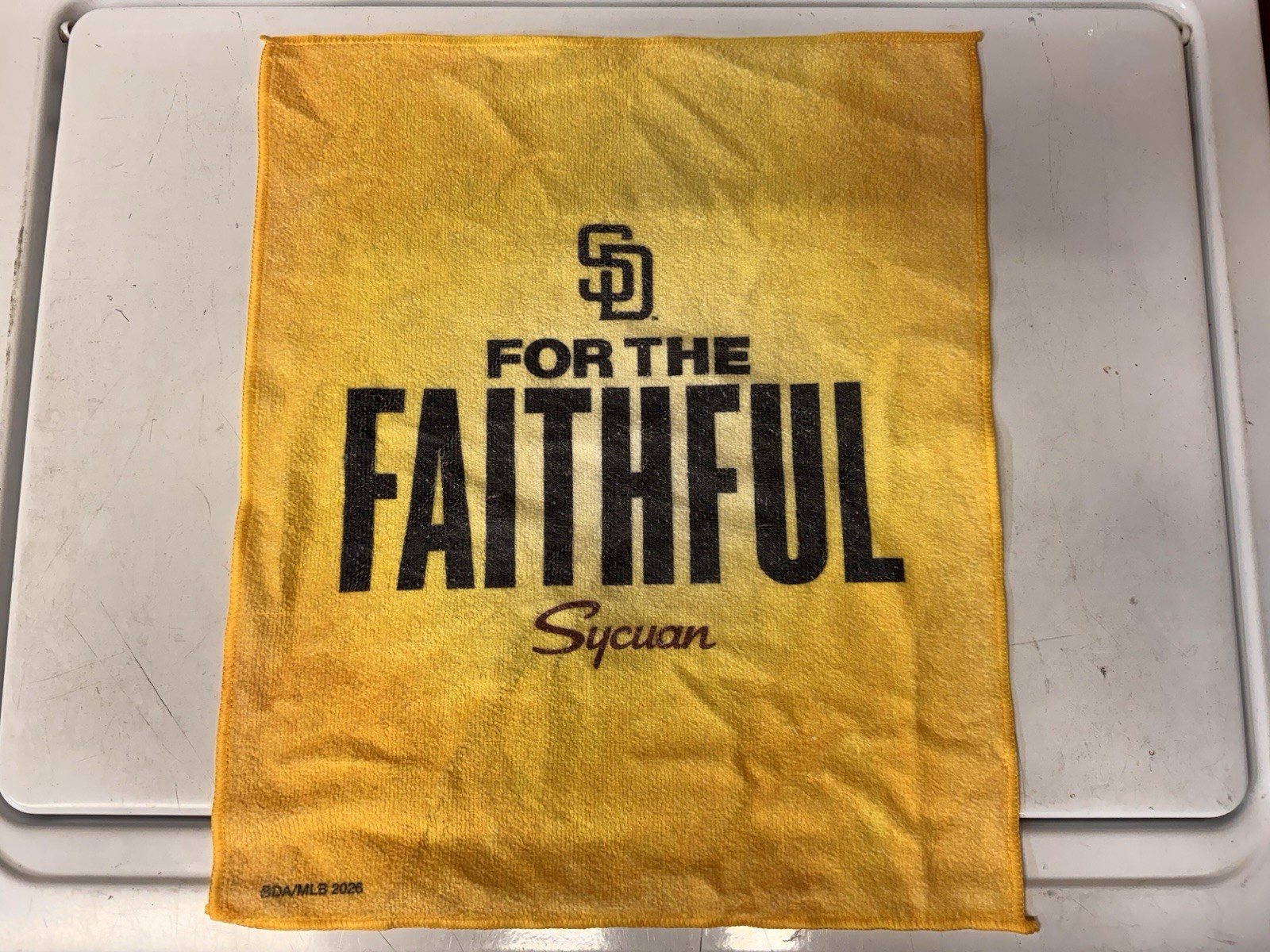 SAN DIEGO PADRES RALLY TOWELL -FOR THE FAITHFUL * PETCO PARK 2026 PLAYOFFS SAN DIEGO PADRES RALLY TOWELL -FOR THE FAITHFUL * PETCO PARK 2026 PLAYOFFS