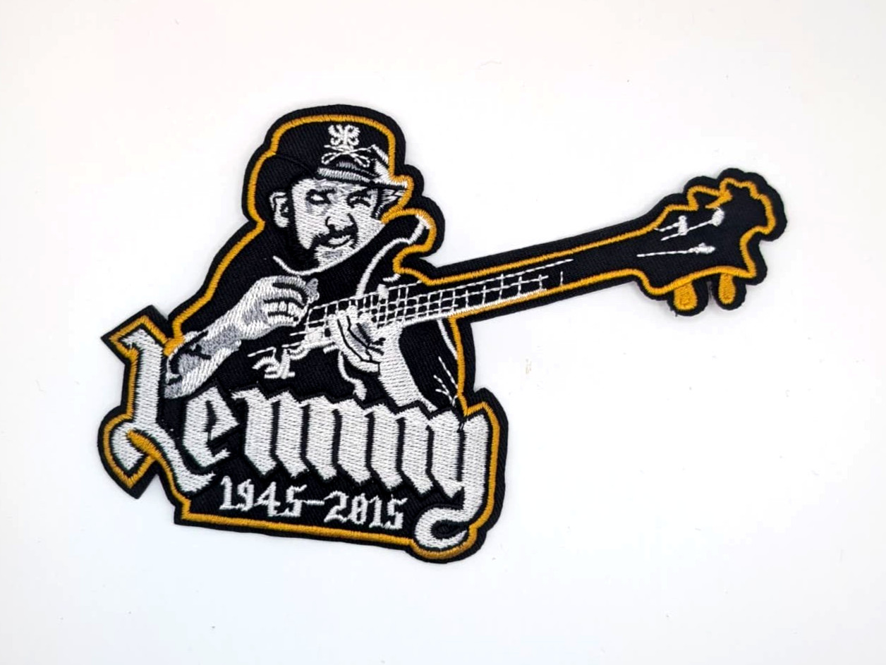 Motörhead Motorhead - Lemmy - 1945-2015 embroidered patch Rock heavy metal badge Motörhead Motorhead - Lemmy - 1945-2015 embroidered patch Rock heavy metal badge