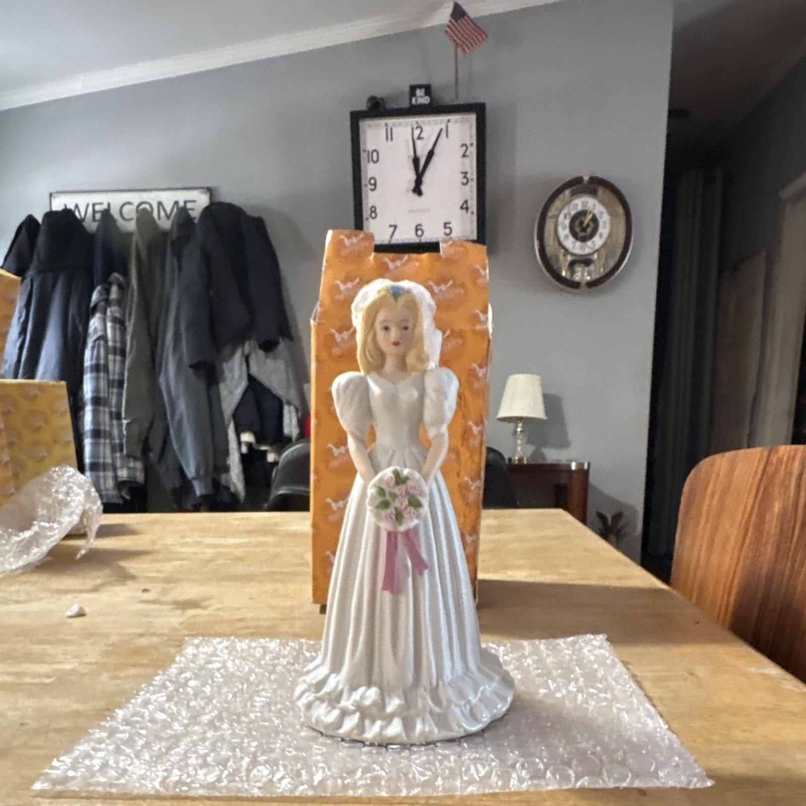 Enesco Growing Up Girls Blonde Bride Doll Boxed Enesco Growing Up Girls Blonde Bride Doll Boxed