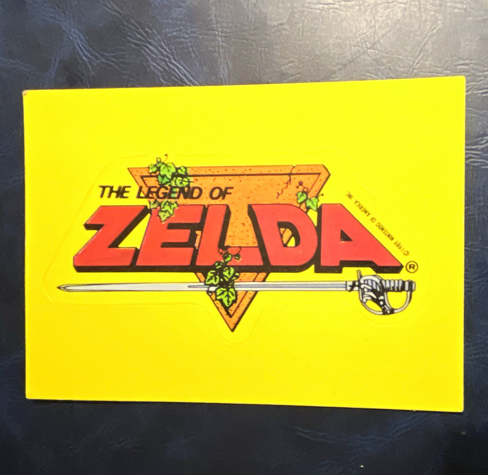 Topps Top Secret Tips The Legend of Zelda Sticker Card #10 Double Dragon Link