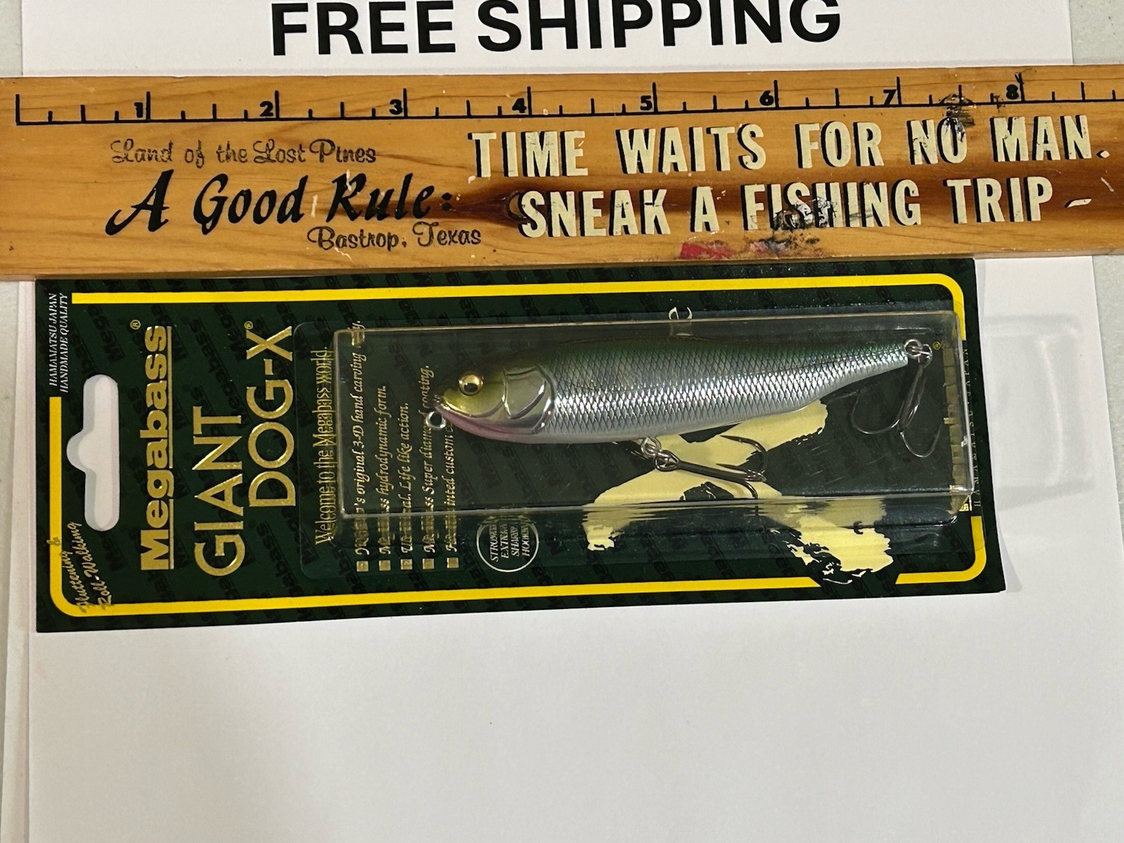 Megabass Giant Dog-X Topwater fishing lure SHIRA HAE COLOR HARD TO FIND NIP Megabass Giant Dog-X Topwater fishing lure SHIRA HAE COLOR HARD TO FIND NIP