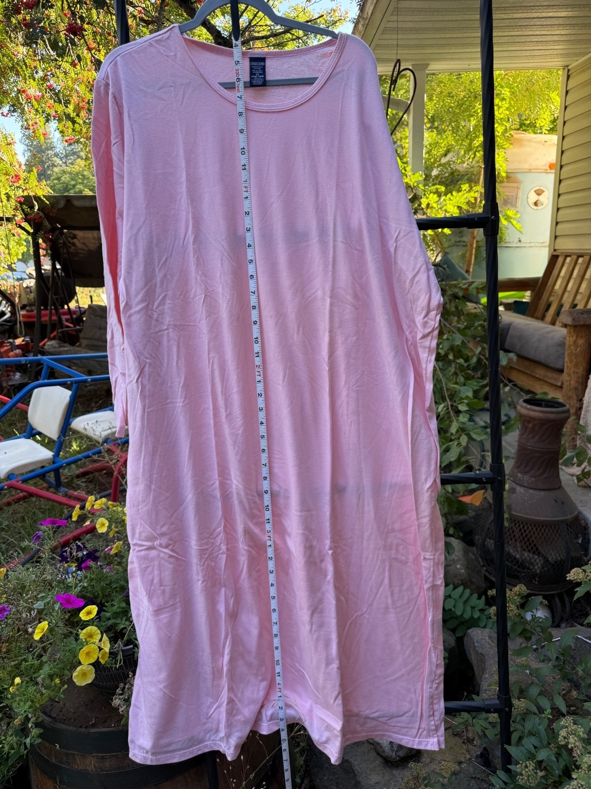 Lands\' End Women\'s Plus Size 3X Pink Long Sleeve Casual Dress Lands\' End Women\'s Plus Size 3X Pink Long Sleeve Casual Dress
