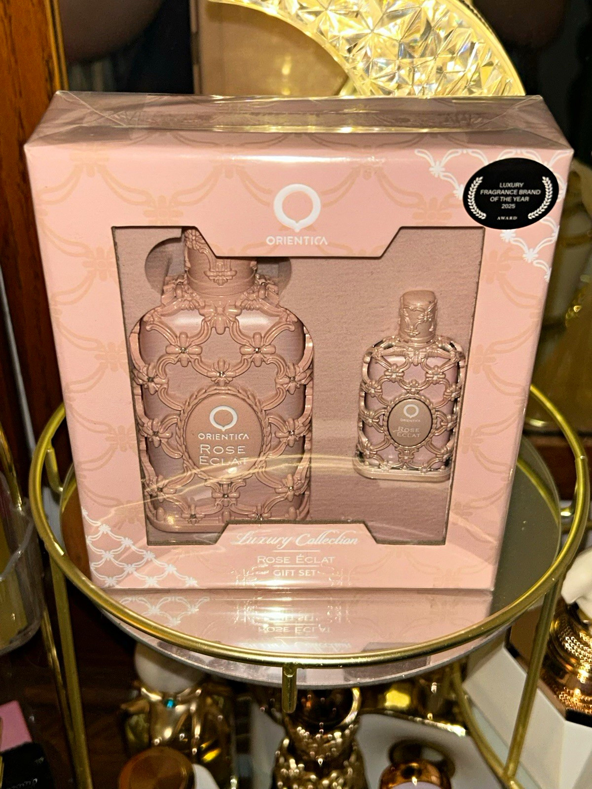 Orientica Rose Eclat Luxury Collection Gift Sets 2 pcs Spray Regular Size Orientica Rose Eclat Luxury Collection Gift Sets 2 pcs Spray Regular Size