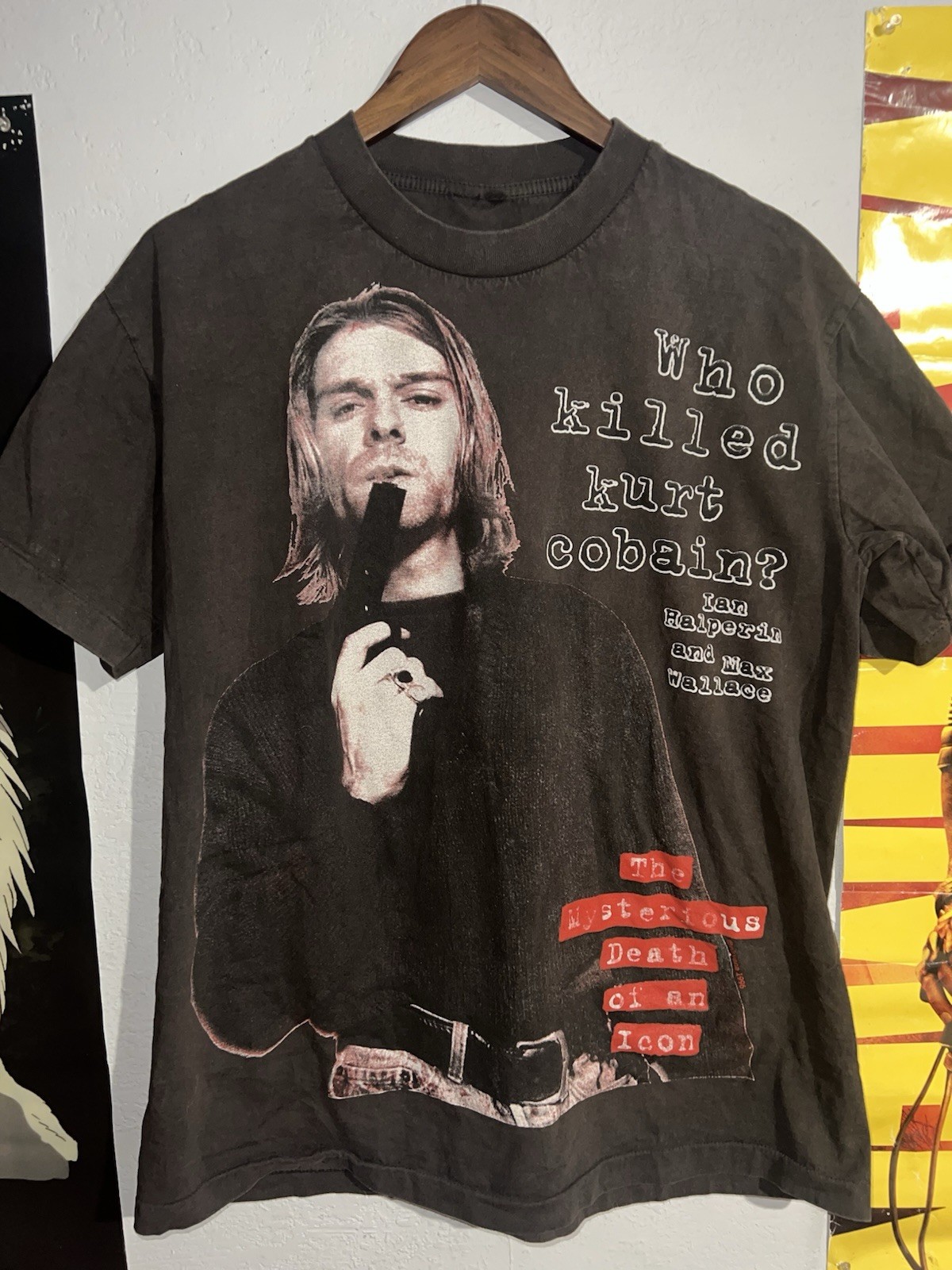 Rare 1996 Vtg Tee Grunge Punk Kurt Cobain Bootleg Band Rap Tee XL Nirvana Y2K US