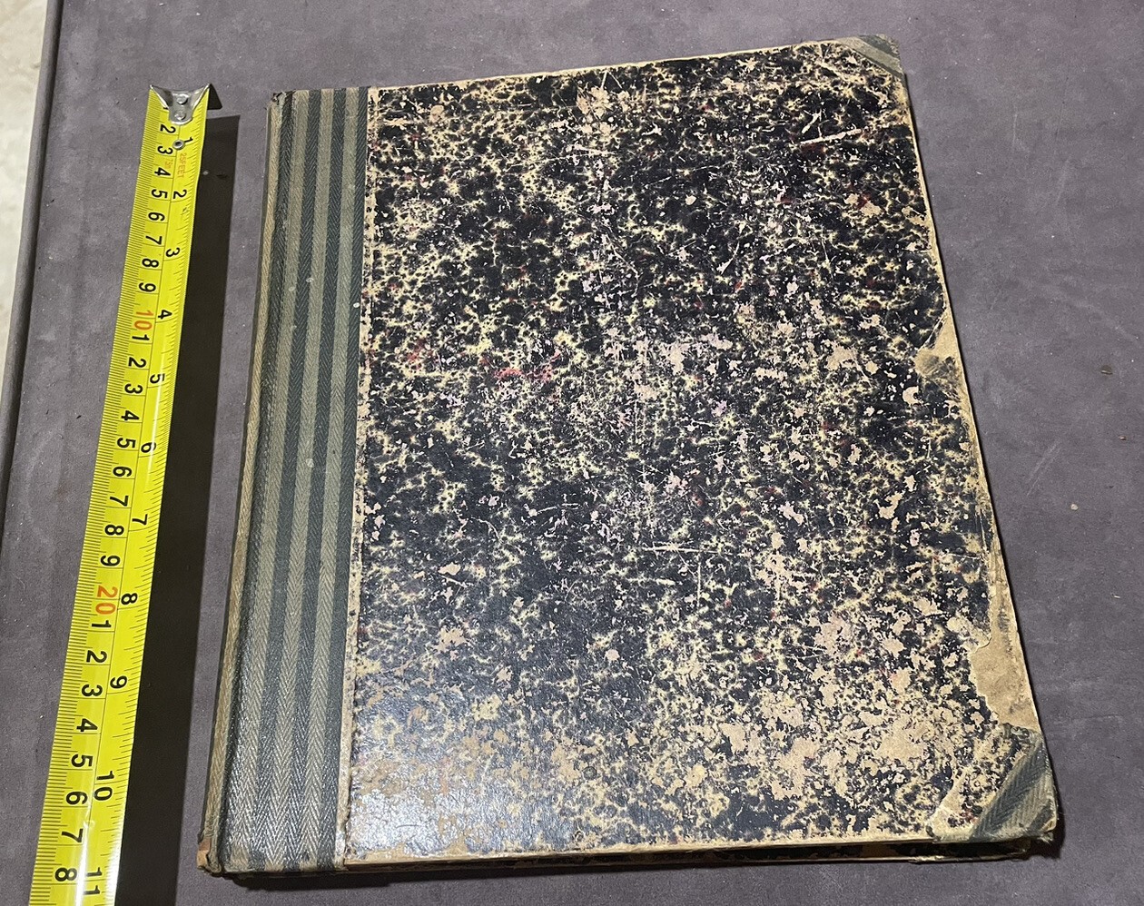 Antique German Austrian Book Etchings Architecture Tools Signed Hallstatt