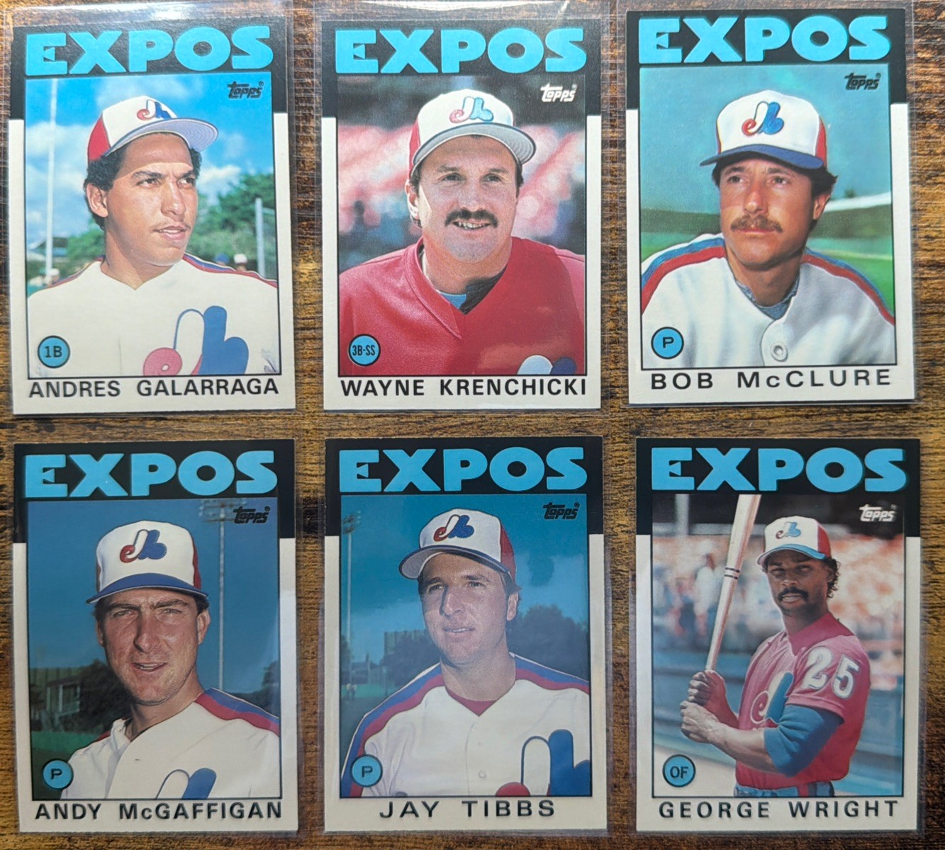 1986 Topps Traded Montreal Expos Team Set 1986 Topps Traded Montreal Expos Team Set