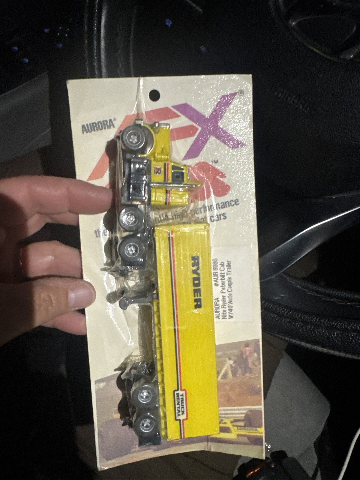 P/N 8080 AFX MAGNATRACTION CAB OVER  RYDER TRUCK + TRAILER.
