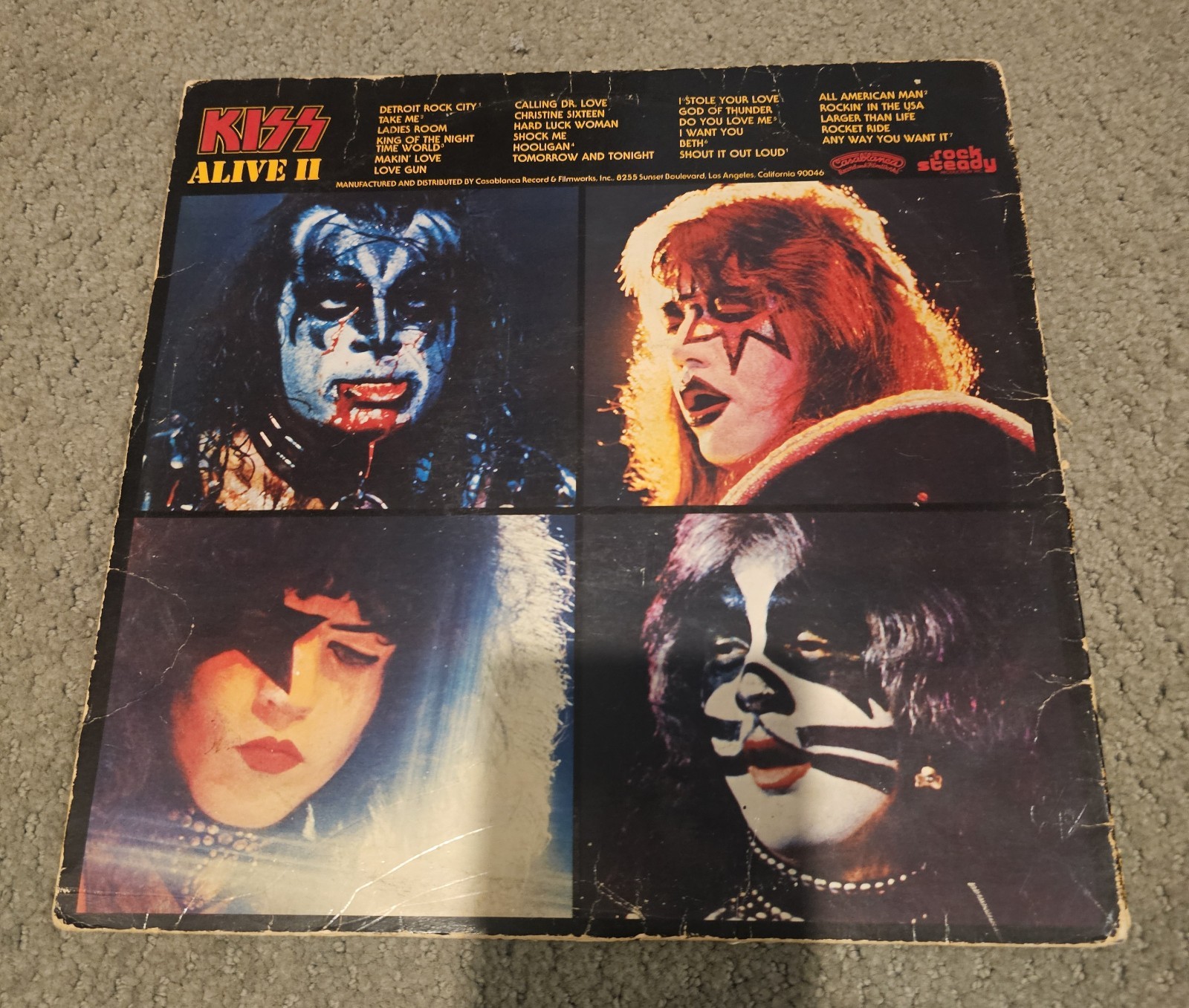 KISS ALIVE II MISPRINT Special Bonus With Purchase 50.00 Value KISS ALIVE II MISPRINT Special Bonus With Purchase 50.00 Value