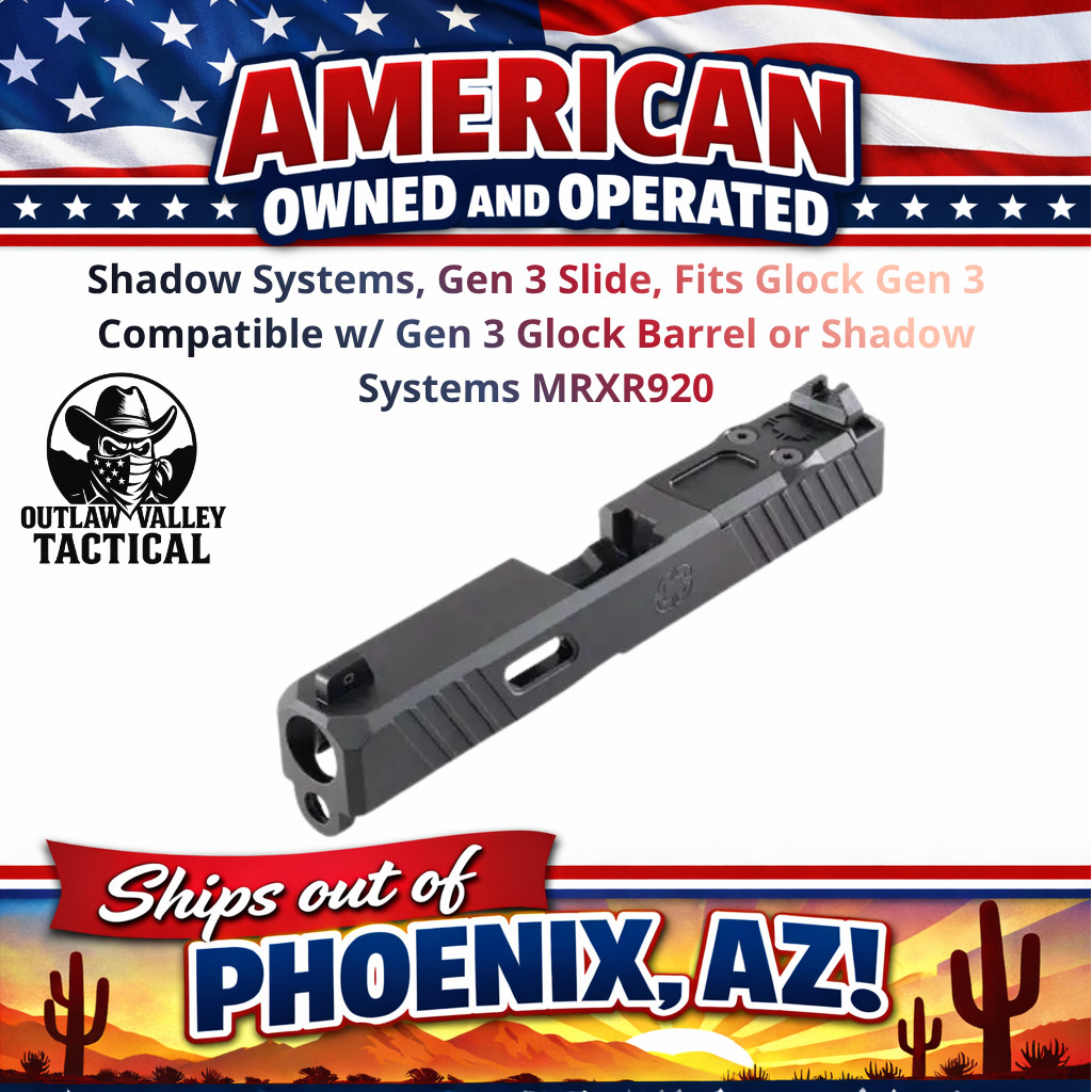 Shadow Systems, Gen 3 Slide, Fits Glock Gen 3 & Shadow Systems MR/XR920