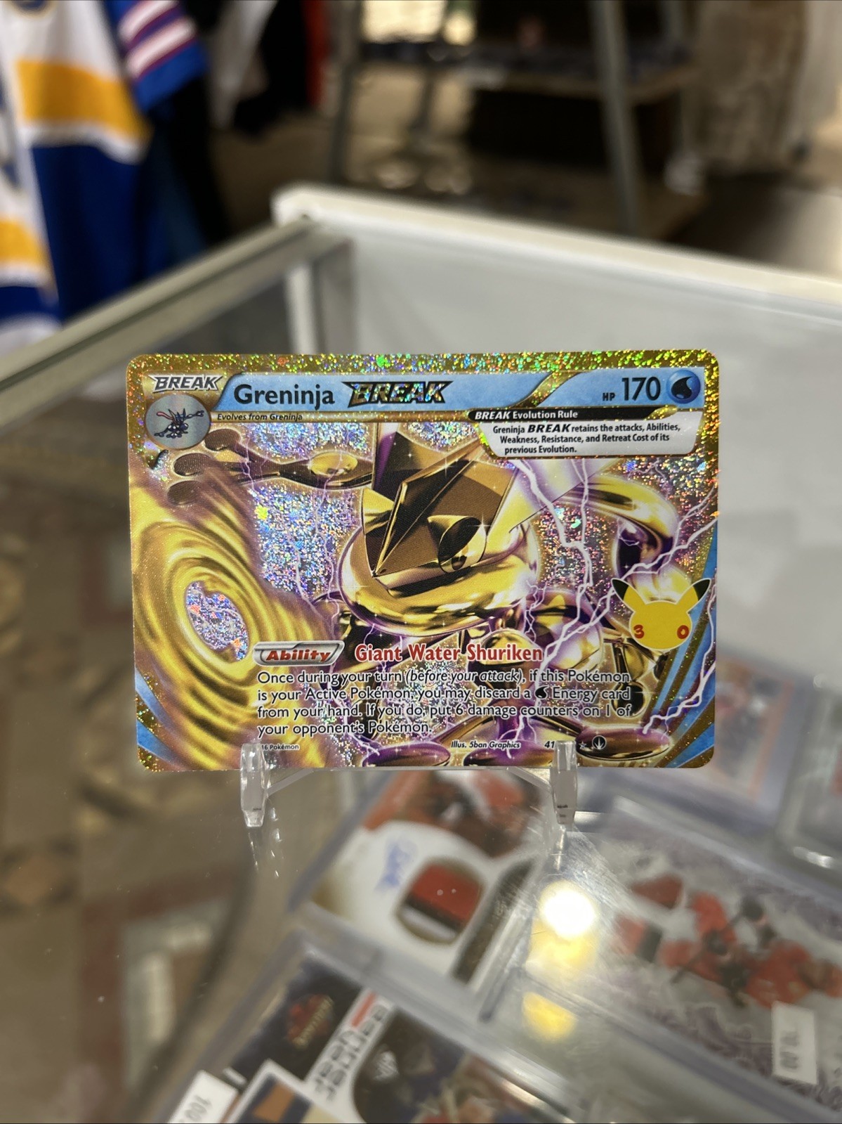 Greninja Break 41/122 Holo Pokémon TCG ME: 30th Celebration NM/MT Greninja Break 41/122 Holo Pokémon TCG ME: 30th Celebration NM/MT