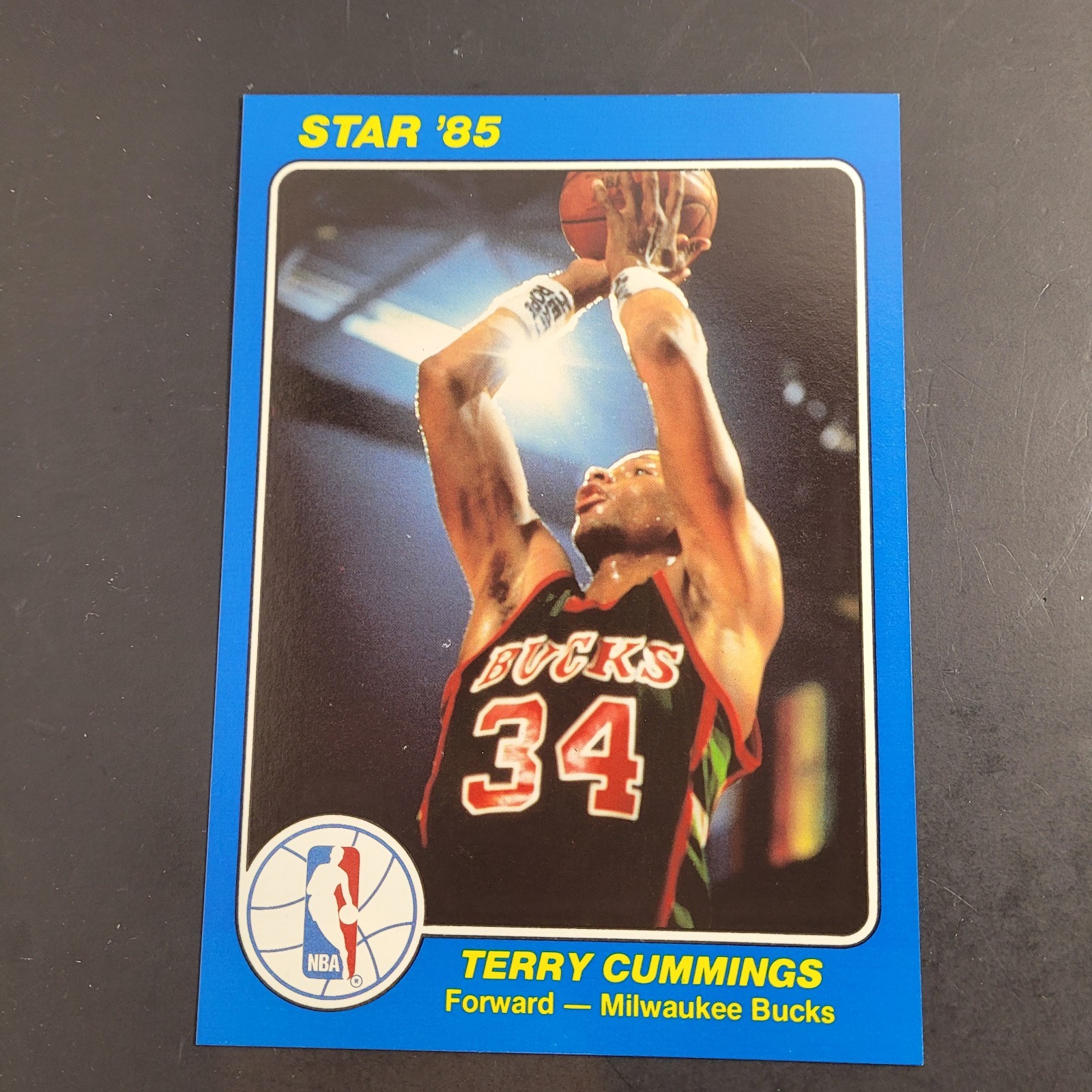 1984-85 Star - Nba Court Kings 5x7 Terry Cummings #37 1984-85 Star - Nba Court Kings 5x7 Terry Cummings #37