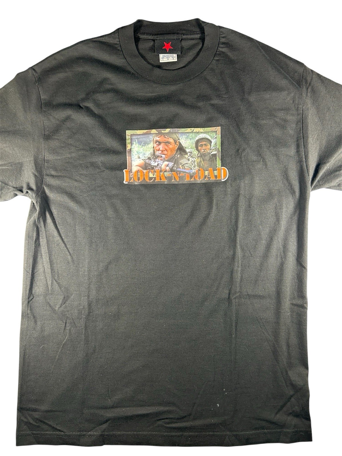 NWOT Vintage RARE Serial Killer Tropic Thunder Lock N Load USA T Shirt SZ Large