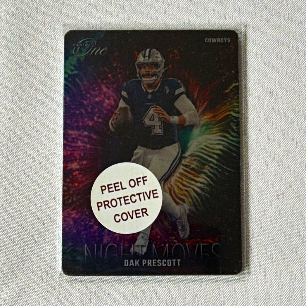 2023 Panini One Football Night Moves Dak Prescott #3 Dallas Cowboys Metal SSP🔥