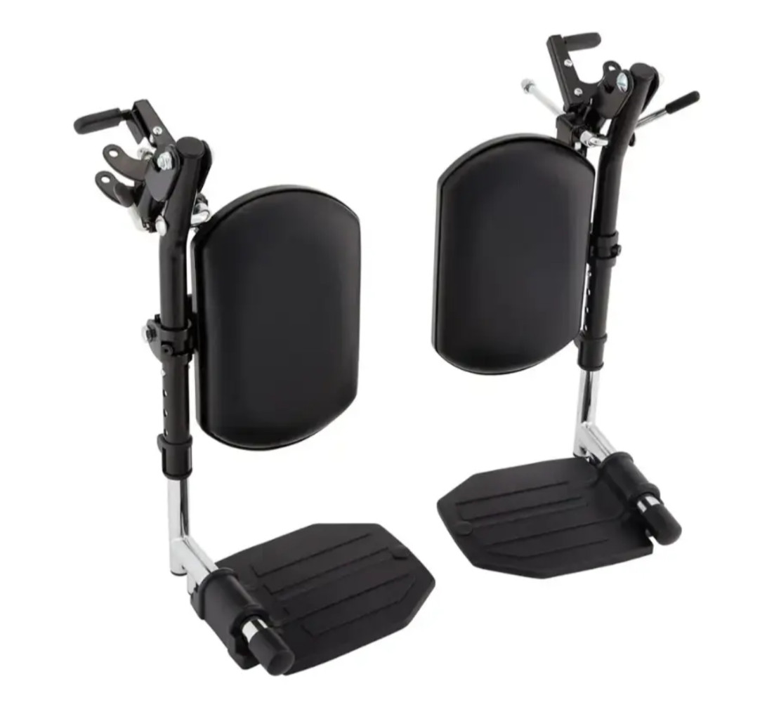 Invacare T94HCP Hemi Elevating Wheelchair Legrests Footplates Calf Pads Pair