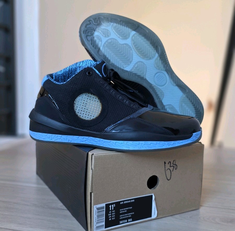 DS Air Jordan 2010 Black UNCWelcome Home Dwayne Wade Size 11.5 387358-003 New DS Air Jordan 2010 Black UNCWelcome Home Dwayne Wade Size 11.5 387358-003 New
