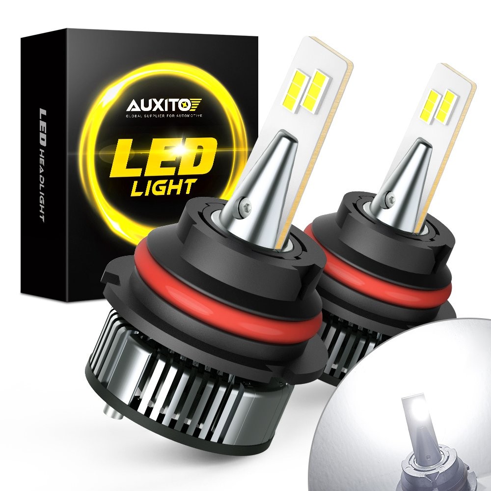 AUXITO Pair 9007/HB5 LED Headlight High/Low Bulbs Beam Kit For Ford Focus Canbus