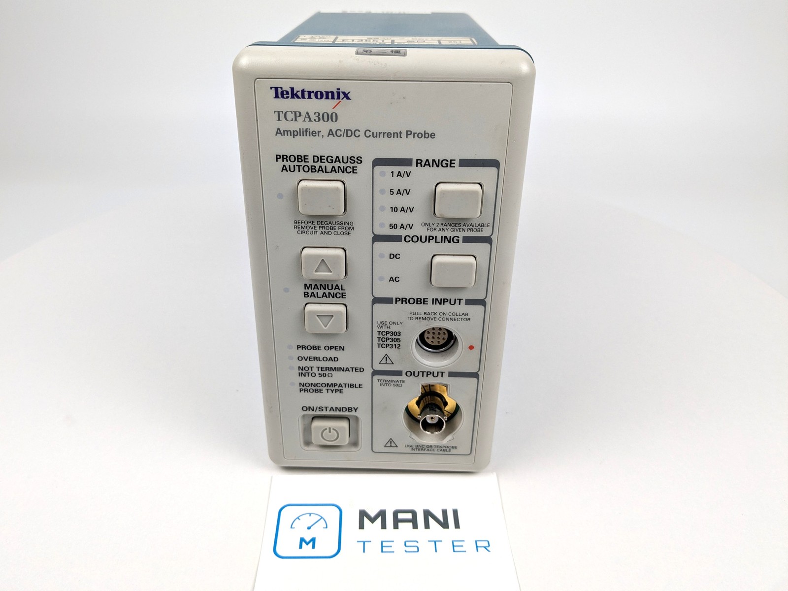 Tektronix TCPA300 AC DC Current Probe Amplifier for TCP312 TCP305 TCP303 Probes