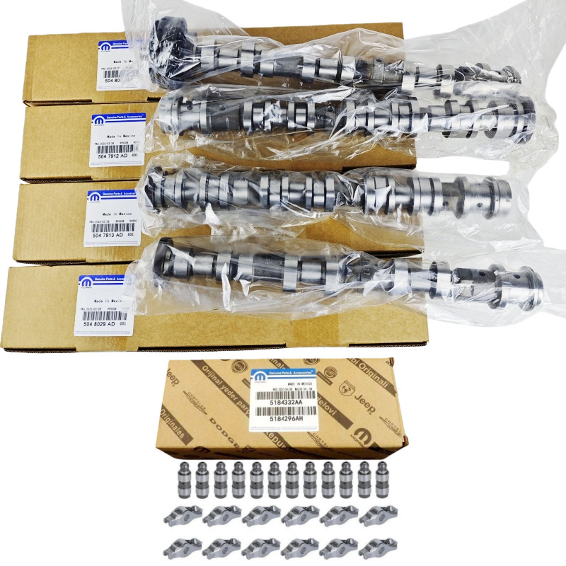 For 2016-2024 Jeep Cherokee Dodge Chrysler 3.6L Camshaft Kit Rocker Arm Lifters