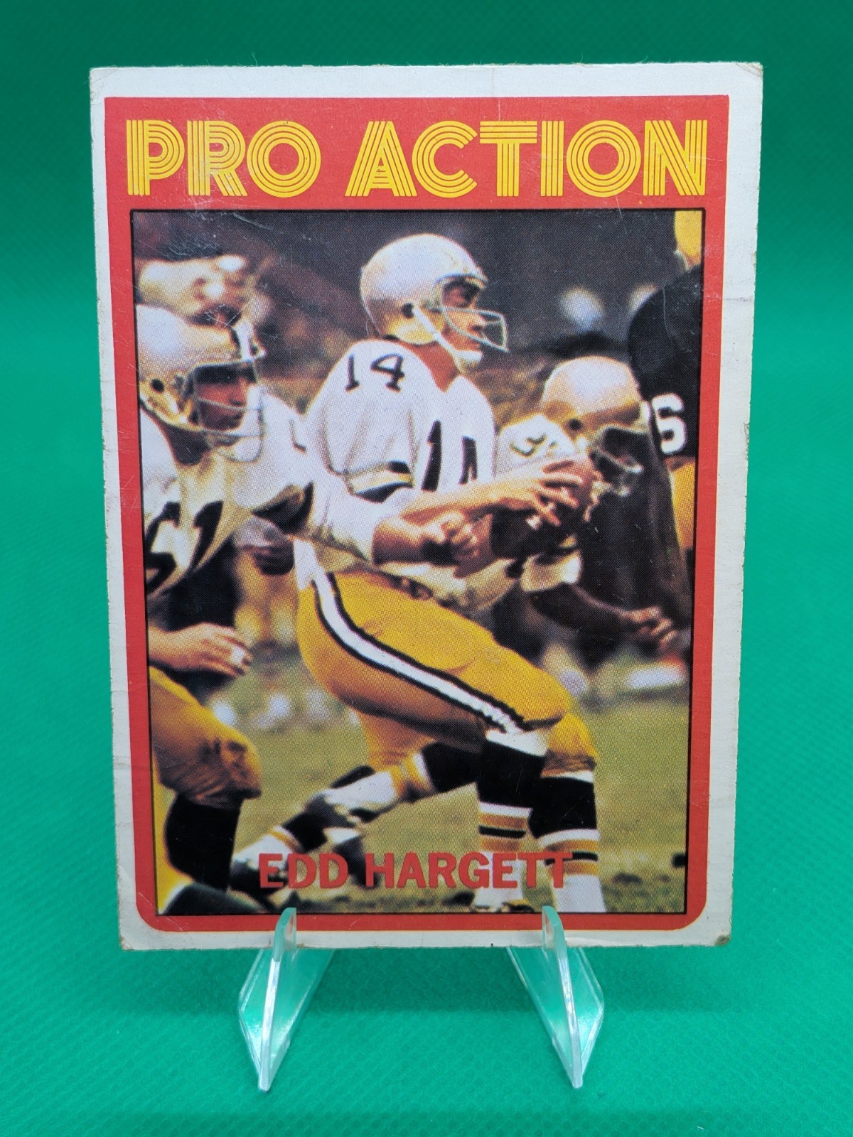 1972 Topps (High #) Edd Hargett #346 - New Orleans Saints *EX-NM* 1972 Topps (High #) Edd Hargett #346 - New Orleans Saints *EX-NM*