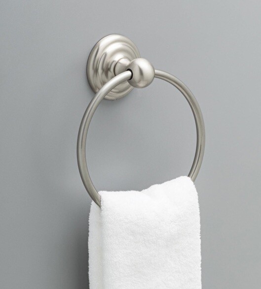 Franklin Brass 9016 Jamestown Series Towel Ring Satin Nickel Finish