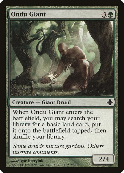 Ondu Giant Foil Rise of the Eldrazi 202 NM MTG