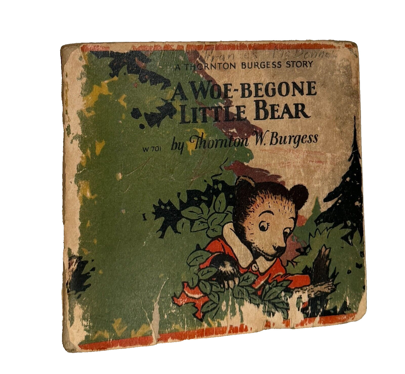 Vintage Thornton Burgess book A WOE-BEGONE LITTLE BEAR Softcover Vintage Thornton Burgess book A WOE-BEGONE LITTLE BEAR Softcover