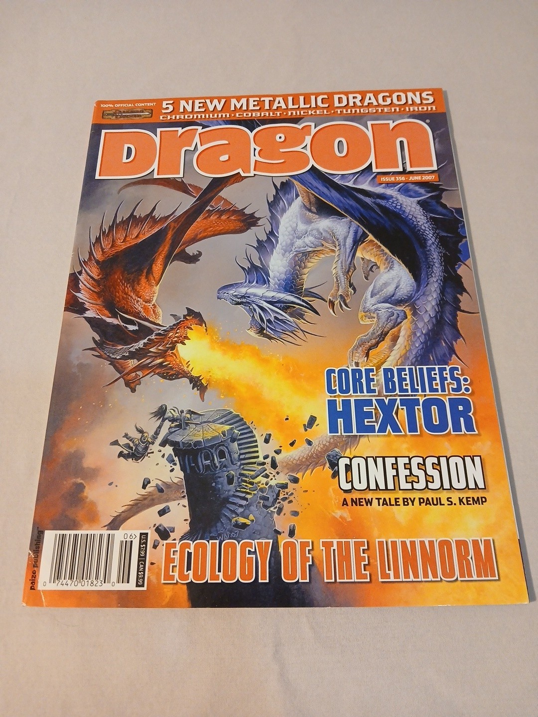 Dungeons and Dragons Dragon Magazine #356 Fine Condition Dungeons and Dragons Dragon Magazine #356 Fine Condition