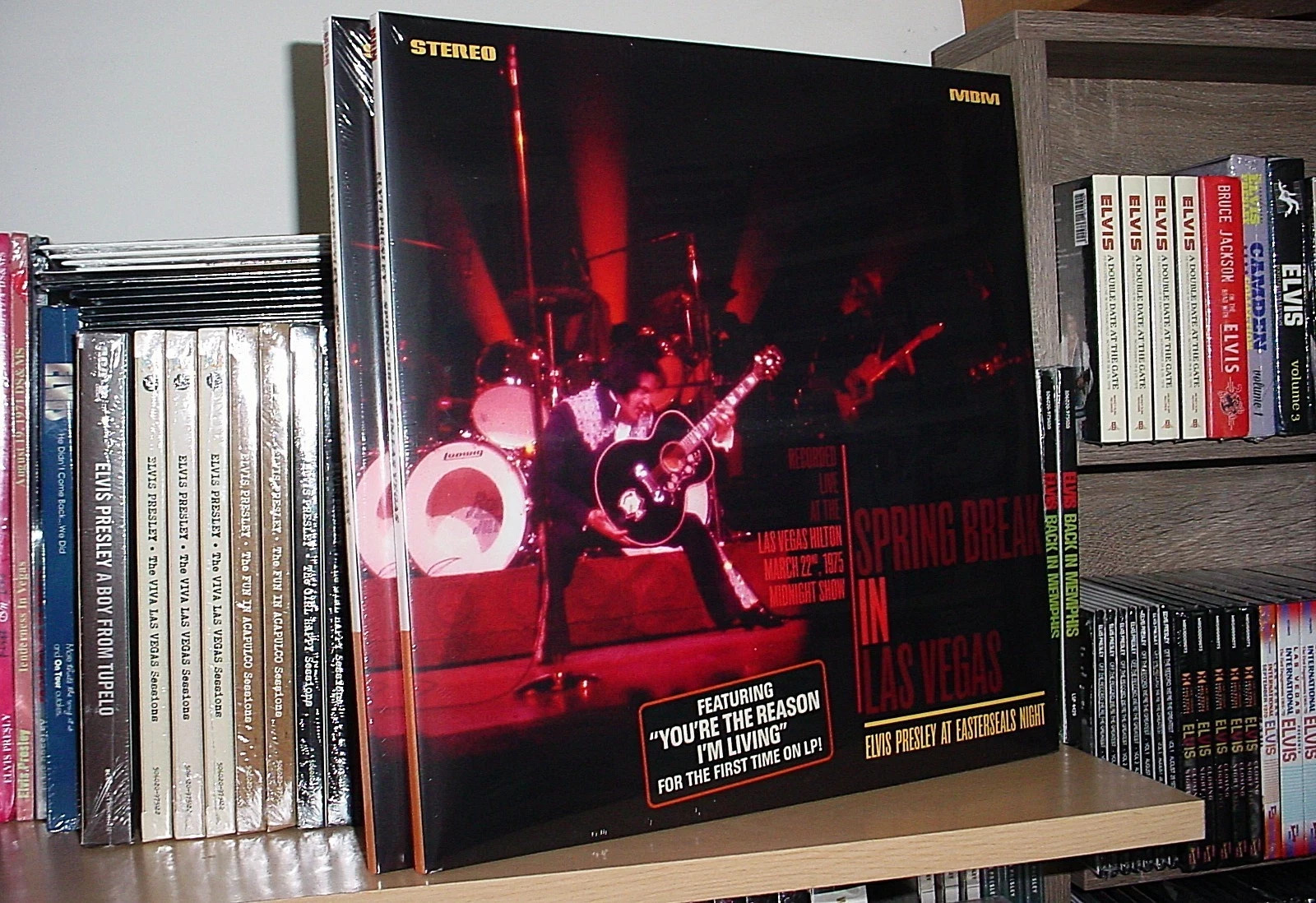 Elvis Presley 2LP Vinyl Set: SPRING BREAK IN LAS VEGAS - (Black Vinyl) by MBM