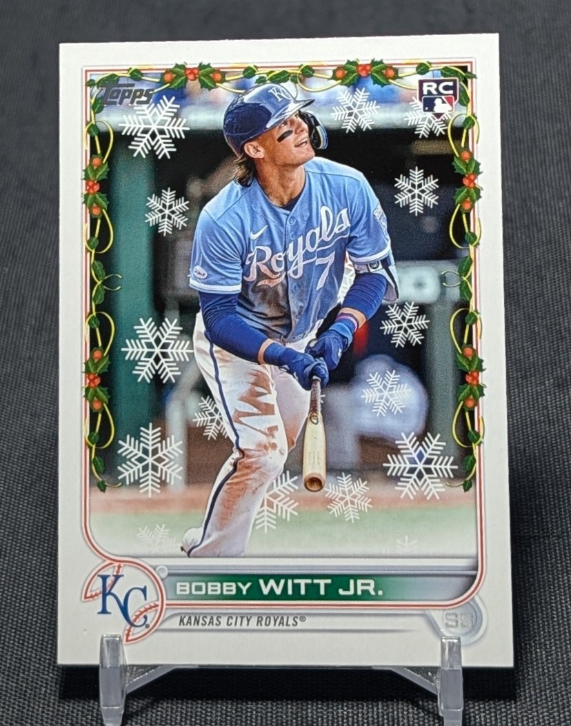 Bobby Witt Jr. 2022 Topps Holiday Baseball Card #HW150 Kansas City Royals