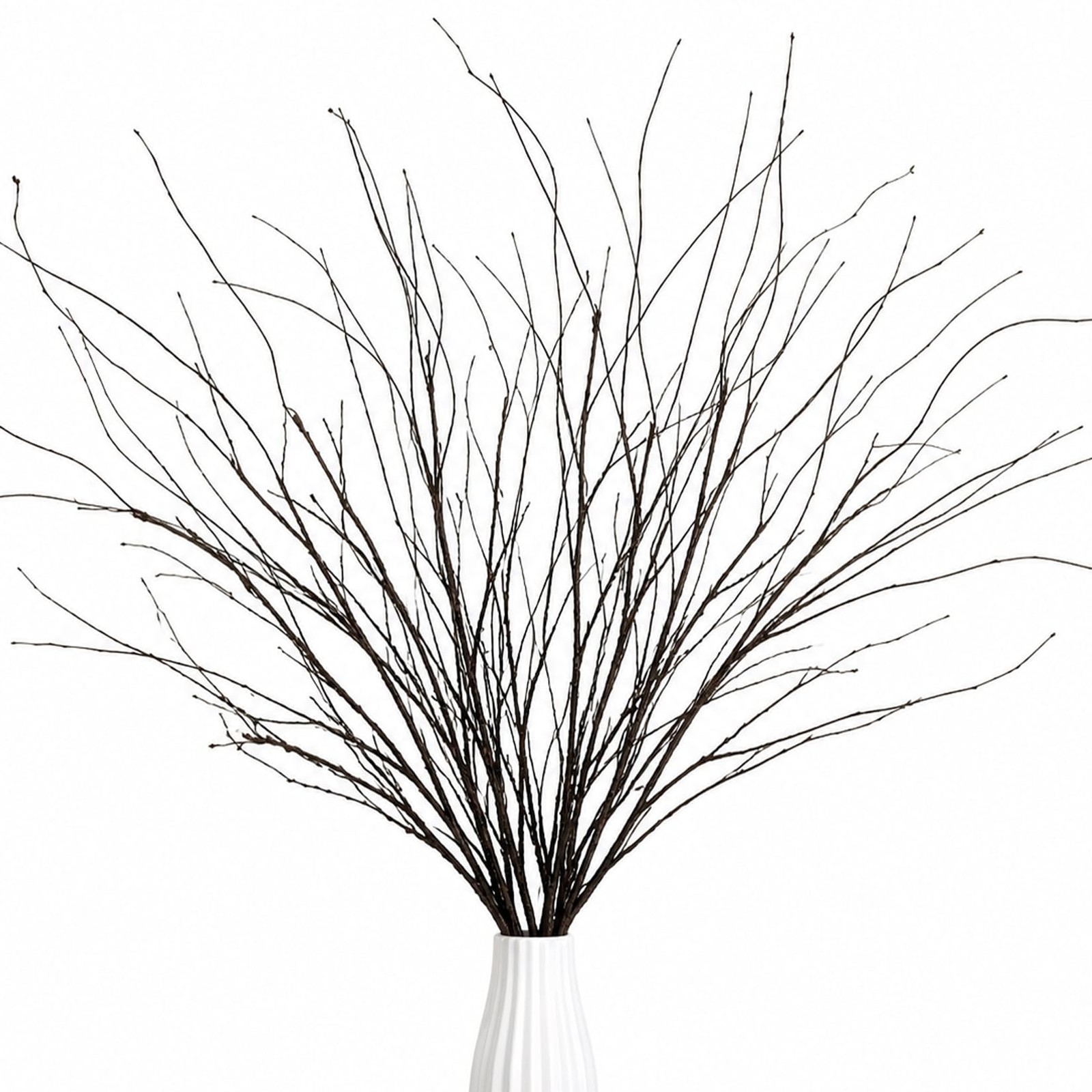 RAINFLOW Curly Willow Branches - Artificial Twigs for Vases 30 Inches | Faux Bra