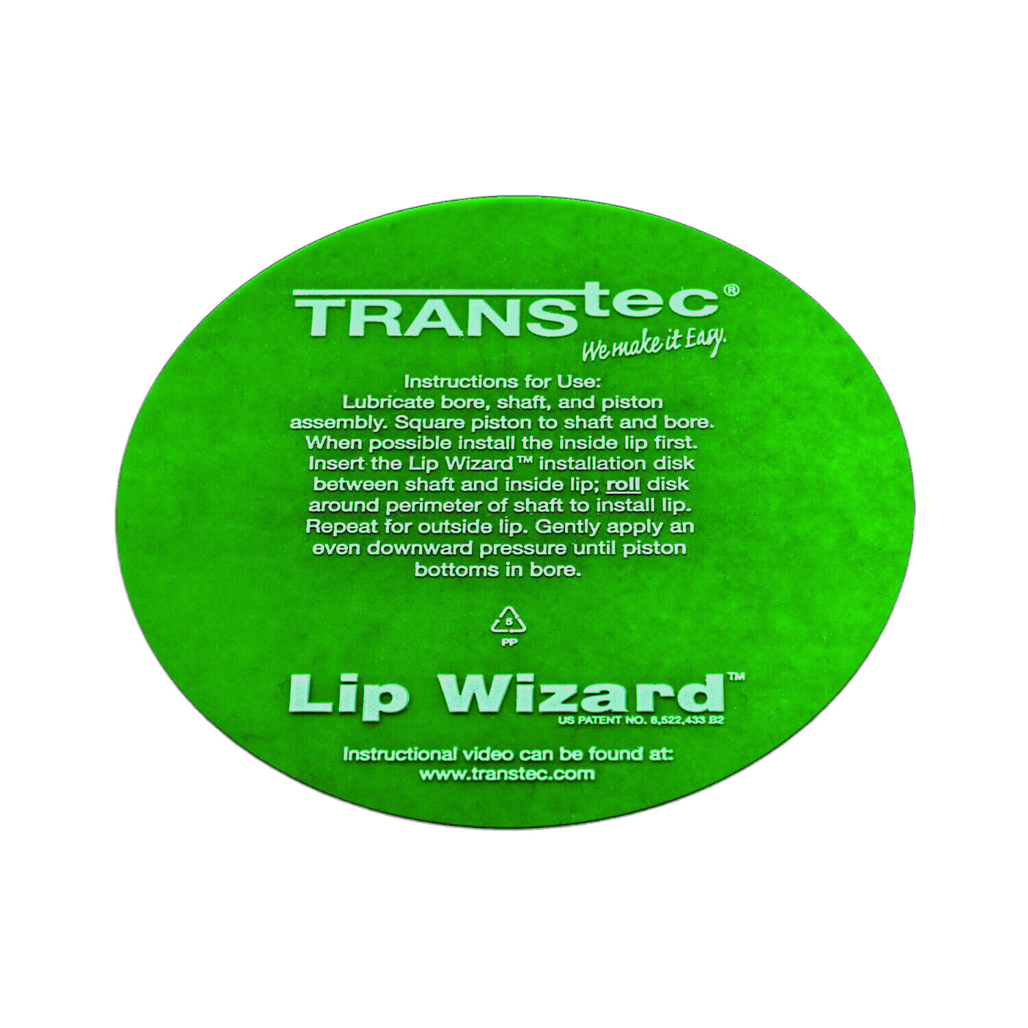 TRANSTEC Lip Wizard™ NEW Transmission Clutch Piston Lip Seal Installer Tool 1-pc